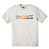 Μπλουζάκι Ανδρικό T-Shirt Workwear Logo Graphic Oat Milk Carhartt 106538-A16