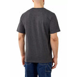 Μπλουζάκι Ανδρικό T-Shirt Workwear Pocket Carbon Heather Carhartt 103296-CRH – εικόνα 3