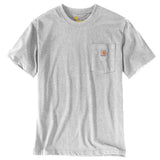Μπλουζάκι Ανδρικό T-Shirt Workwear Pocket Heather Grey Carhartt 103296-034