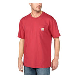 Μπλουζάκι Ανδρικό T-Shirt Workwear Pocket Κόκκινο Fire Red Heather Carhartt 103296-R68 – εικόνα 2