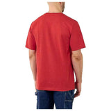 Μπλουζάκι Ανδρικό T-Shirt Workwear Pocket Κόκκινο Fire Red Heather Carhartt 103296-R68 – εικόνα 3