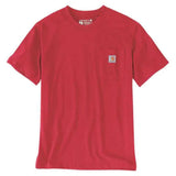 Μπλουζάκι Ανδρικό T-Shirt Workwear Pocket Κόκκινο Fire Red Heather Carhartt 103296-R68