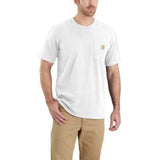 Μπλουζάκι Ανδρικό T-Shirt Workwear Pocket Λευκό Carhartt 103296-100 – εικόνα 2