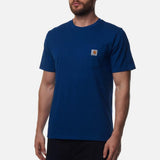Μπλουζάκι Ανδρικό T-Shirt Workwear Pocket Μπλε Deep Ocean Carhartt 103296-HL2 – εικόνα 2
