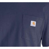 Μπλουζάκι Ανδρικό T-Shirt Workwear Pocket Navy Carhartt 103296-412 – εικόνα 3