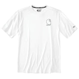 Μπλουζάκι Αντηλιακό Ανδρικό T-Shirt Force Sun Defender Carhartt Λευκό 107182-WHT