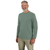 Μπλουζάκι Αντηλιακό Force Sun Defender LS Logo Green Slate Heather Carhartt 107202-GO6