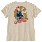 Μπλουζάκι Γυναικείο T-Shirt Dearborn Loose Rosie Carhartt Oat Milk 106903-A16