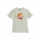Μπλουζάκι Γυναικείο T-Shirt Faded Graphic Malt Λευκό Carhartt 105738-W03