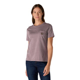 Μπλουζάκι Γυναικείο T-Shirt Irvine Relaxed Ash Berry Heather Carhartt 107391-V96 – εικόνα 3