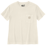 Μπλουζάκι Γυναικείο T-Shirt Irvine Relaxed Eggshell Carhartt 107391-W39 – εικόνα 3