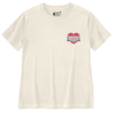 Μπλουζάκι Γυναικείο T-Shirt Irvine Relaxed Heritage Heart Eggshell Carhartt 107534-W39 – εικόνα 2