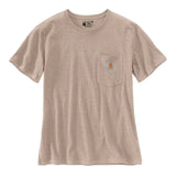 Μπλουζάκι Γυναικείο T-Shirt Loose Fit K87 Pocket Light Taupe Nep Carhartt 103067-A27