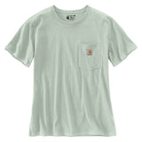 Μπλουζάκι Γυναικείο T-Shirt Loose Fit K87 Pocket Smoked Teal Carhartt 103067-GN8