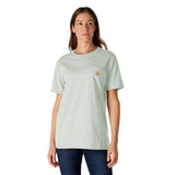 Μπλουζάκι Γυναικείο T-Shirt Loose Fit K87 Pocket Smoked Teal Carhartt 103067-GN8 – εικόνα 3