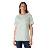 Μπλουζάκι Γυναικείο T-Shirt Loose Fit K87 Pocket Smoked Teal Carhartt 103067-GN8 – εικόνα 2