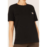 Μπλουζάκι Γυναικείο T-Shirt Workwear Pocket Black Carhartt 103067-001 – εικόνα 2
