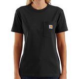 Μπλουζάκι Γυναικείο T-Shirt Workwear Pocket Black Carhartt 103067-001 – εικόνα 3