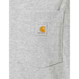 Μπλουζάκι Γυναικείο T-Shirt Workwear Pocket Heather Grey Carhartt 103067-034 – εικόνα 5