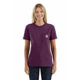 Μπλουζάκι Γυναικείο T-Shirt Workwear Pocket Μωβ Eggplant Carhartt 103067-V65 – εικόνα 2