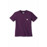 Μπλουζάκι Γυναικείο T-Shirt Workwear Pocket Μωβ Eggplant Carhartt 103067-V65