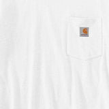Μπλουζάκι Γυναικείο T-Shirt Workwear Pocket White Carhartt 103067-100 – εικόνα 2