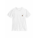 Μπλουζάκι Γυναικείο T-Shirt Workwear Pocket White Carhartt 103067-100