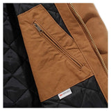 Μπουφάν Jacket Washed Duck Active Brown Carhartt 104050-BRN – εικόνα 5