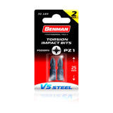 ΜΥΤΗ SUPER PZ V5 STEEL 2x25mm (2τμχ) BENMAN 74943 – εικόνα 2