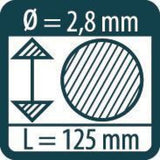 ΜΥΤΕΣ - ΑΝΤΑΛΛΑΚΤΙΚΑ PICA DRY Summer Leads 125mm 4070 Ø=2.8mm – εικόνα 2
