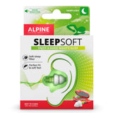 Ωτοασπίδες Ύπνου Sleepsoft 2ΤΜΧ Πράσινο Alpine 111.21.155