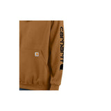 Φούτερ Ανδρική Με Κουκούλα Sleeve Logo Hooded Brown Καφέ CARHARTT K288-BRN – εικόνα 3