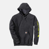 Φούτερ Ανδρική Με Κουκούλα Sleeve Logo Hooded Carbon Heather Ανθρακί CARHARTT K288-026