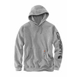 Φούτερ Ανδρική Με Κουκούλα Sleeve Logo Hooded Heather Grey Black CARHARTT K288-E20
