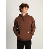 Φούτερ Ανδρική Με Κουκούλα Sleeve Logo Hooded Καφέ Mocha Heather CARHARTT K288-B86 – εικόνα 3