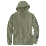Φούτερ Ανδρική Με Κουκούλα Sleeve Logo Hooded Πράσινο Dusty Olive CARHARTT K288-DOV