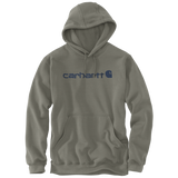 Φούτερ Ανδρικό Με Κουκούλα Loose Fit Midweight Logo Graphic Carhartt 100074-DOV – εικόνα 2