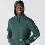 Φούτερ Ανδρικό Με Κουκούλα Loose Fit Midweight Logo Sleeve Graphic Carhartt K288-HV1 – εικόνα 2
