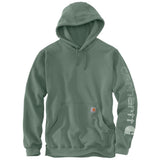Φούτερ Ανδρικό Με Κουκούλα Sleeve Logo Hooded Green Slate CARHARTT K288-GN7 – εικόνα 6