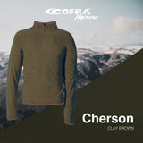 Φούτερ Fleece Εργασίας Cherson Clay Brown Cofra – εικόνα 2