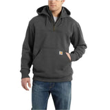 Φούτερ Μπλούζα Με Κουκούλα Quarter-Zip Carbon Heather Ανθρακί CARHARTT 100617-026 – εικόνα 2