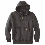 Φούτερ Μπλούζα Με Κουκούλα Quarter-Zip Carbon Heather Ανθρακί CARHARTT 100617-026