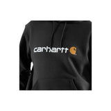 Φούτερ Μπλούζα Signature Logo Hooded Black CARHARTT 100074-001 – εικόνα 2