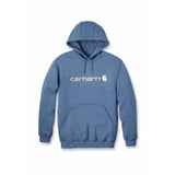 Φούτερ Μπλούζα Signature Logo Hooded Γαλάζιο Thundercloud Heather CARHARTT 100074-HH5