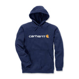 Φούτερ Μπλούζα Signature Logo Hooded New Navy CARHARTT 100074-472