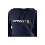 Φούτερ Μπλούζα Signature Logo Hooded New Navy CARHARTT 100074-472 – εικόνα 3