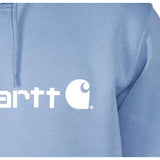 Φούτερ Μπλούζα Signature Logo Hooded Skystone CARHARTT 100074-HD0 – εικόνα 4