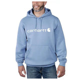 Φούτερ Μπλούζα Signature Logo Hooded Skystone CARHARTT 100074-HD0