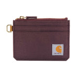 Πορτοφόλι Nylon Duck Zippered Card Keeper Deep Wine Carhartt B0000245-643OS