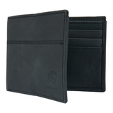 Πορτοφόλι Saddle Leather Bifold 8 Θήκες Black Carhartt B0000207 -001 – εικόνα 3